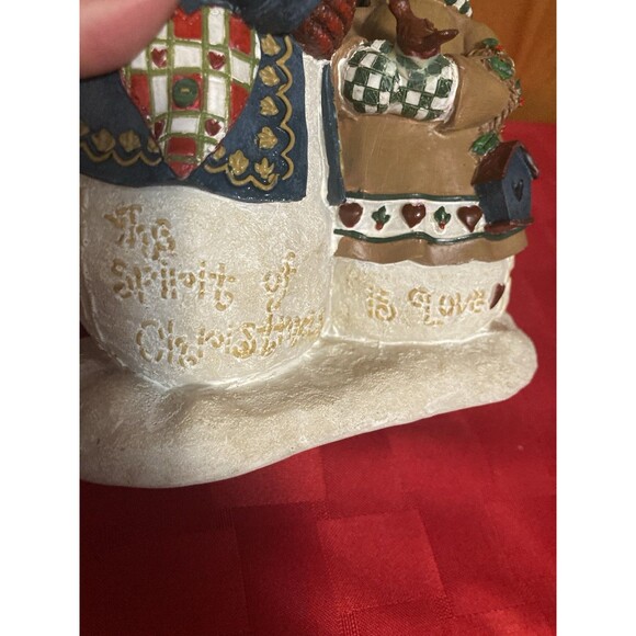 Raz Imports Deb Strain Snow People The Spirit of Christmas is Love Figurine - Picture 8 of 12